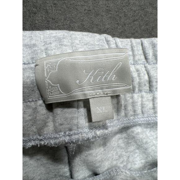 Kith Compact Knit Garrison Heavy Duty Sweatpant Heather Gray Mens Size XL - Picture 11 of 14